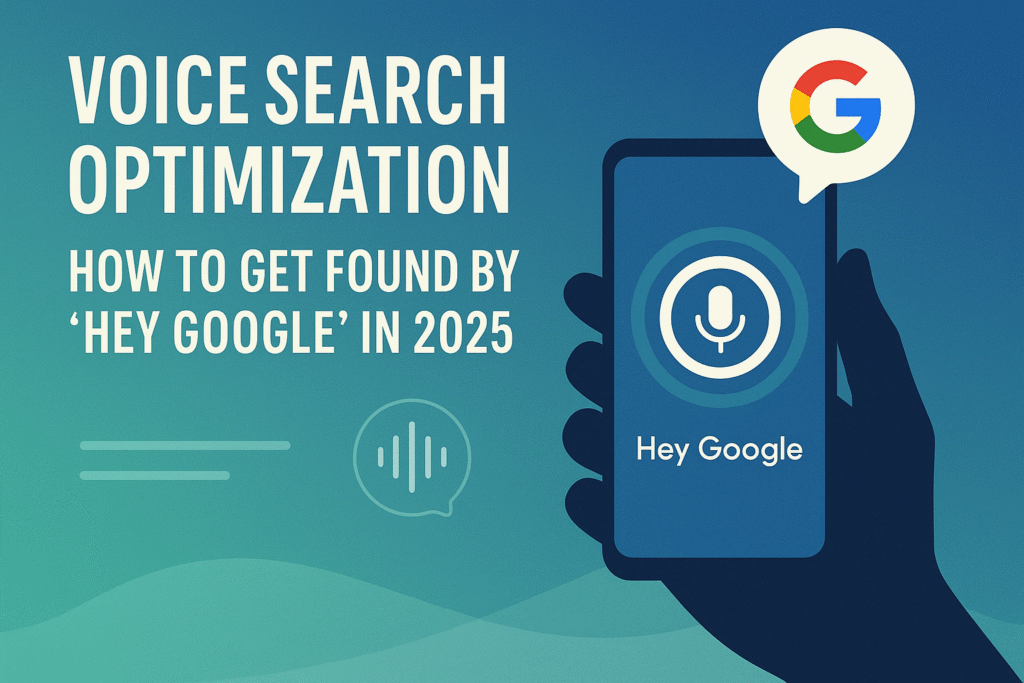Voice Search Optimization: How to Get Found by “Hey Google” in 2025